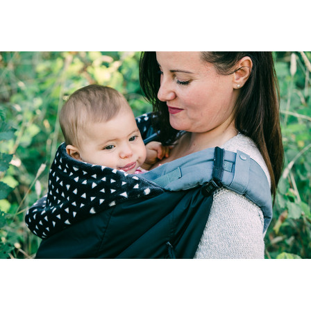 Universal baby carrier cover - Lucky Black star
