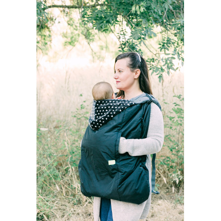 Universal baby carrier cover - Lucky Black star