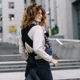 Love And Carry Stripe - Porte-bébé Meï-taï