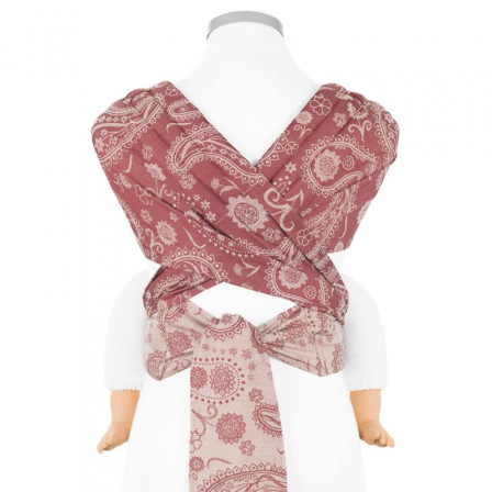 Fidella Fly Tai BIO Persian Paisley Rubis porte-bébé meï-taï taille bambin 9m+