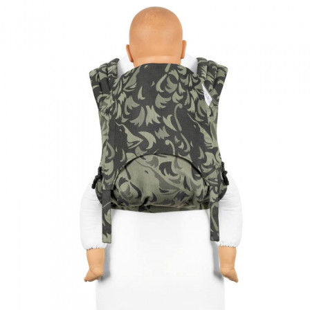 Fidella Fly Tai Wolf Vert porte-bébé meï-taï taille bambin 9m+