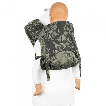 Fidella Fly Tai Wolf Vert porte-bébé meï-taï taille bambin 9m+