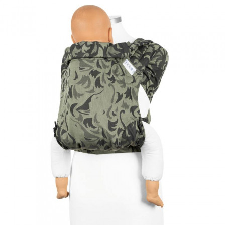 Fidella FLY TAI - MEI TAI BABY CARRIER - Wolf  Green - TODDLER