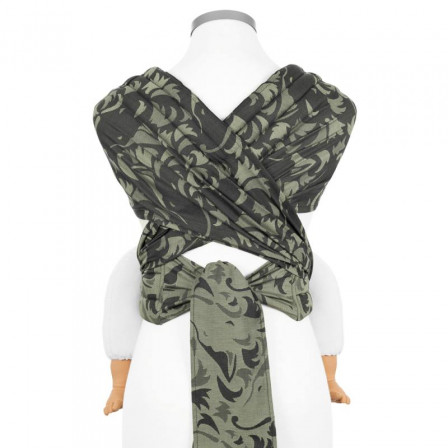Fidella FLY TAI - MEI TAI BABY CARRIER - Wolf  Green - TODDLER