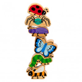Bag of 6 Insects wooden Lanka Kade