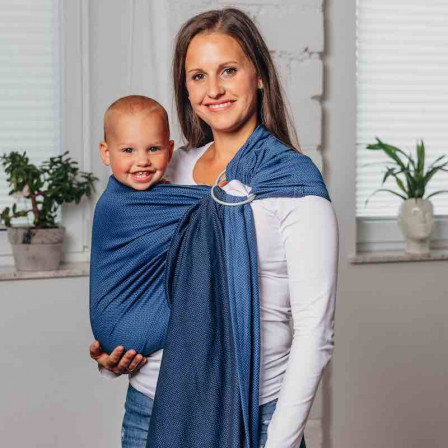 Lennylamb Sling Cobalt - Écharpe de Portage Sling