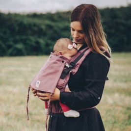 Limas Flex Blush porte bébé physiologique en coton bio