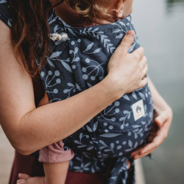 Limas Baby Carrier Flora Midnight Blue
