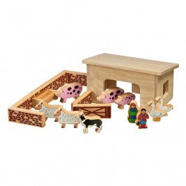 Colorful solid wood stable 19 pieces Lanka Kade