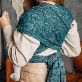 Lennylamb Paisley Habitat - Écharpe de portage jacquard