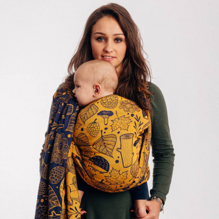 Lennylamb  Under The Leaves Golden Autumn - Écharpe de portage jacquard