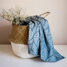 Limas Valerie Dark Mint - woven wrap organic cotton 460 cm