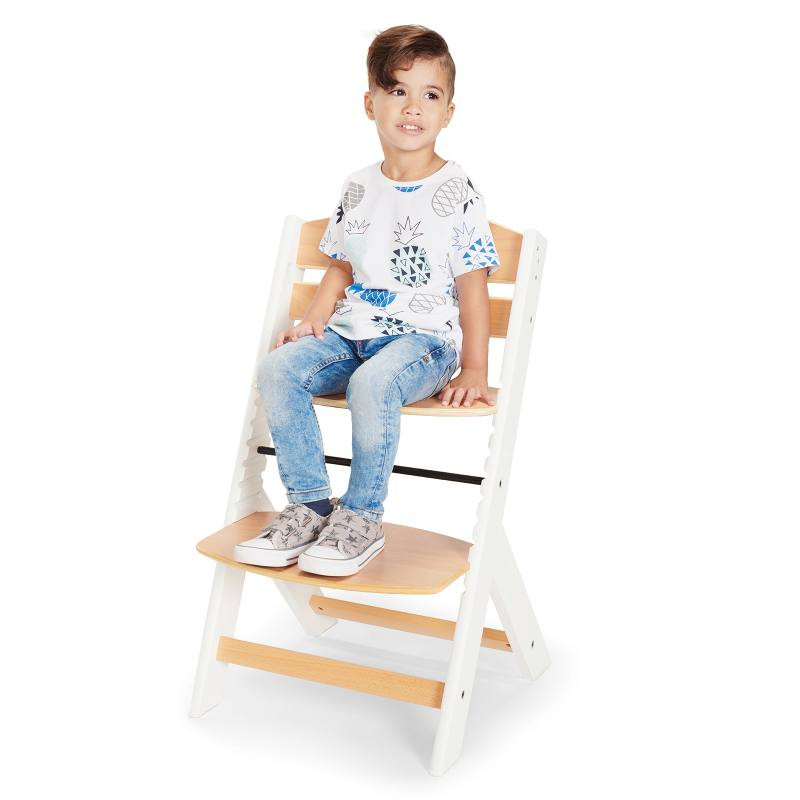 Chaise enfant, pieds bois massif, 38x31xH47 cm-ICE