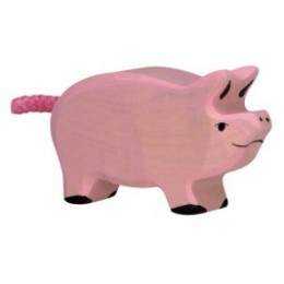 Porcelet en bois Holztiger