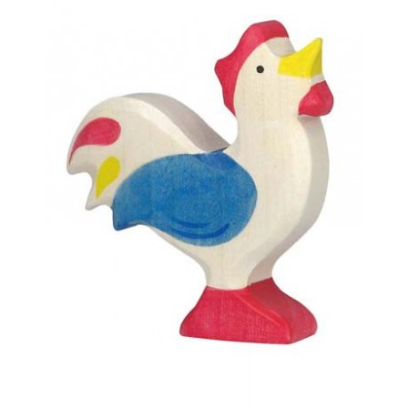 Vache  debout  noire Holztiger