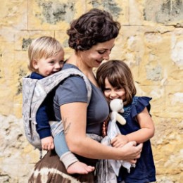 Fidella Fly Tai Kaleidoscope Sable taille bébé meï-taï