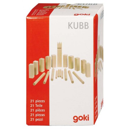 Mini Kubb game viking wood