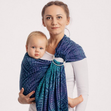 Lennylamb Sling Paisley Habitat - baby carrier Sling