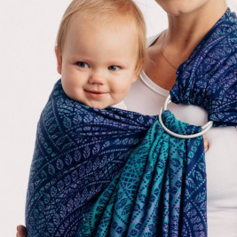 Lennylamb Sling Paisley Habitat - baby carrier Sling