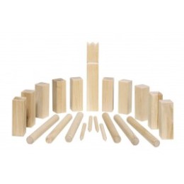 Kubb, jeu d'échecs viking en bois en petit format