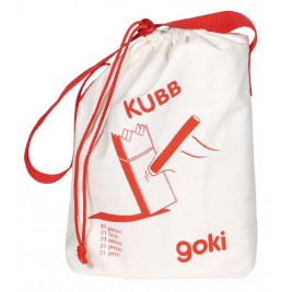 Kubb, jeu d'échecs viking en bois en petit format