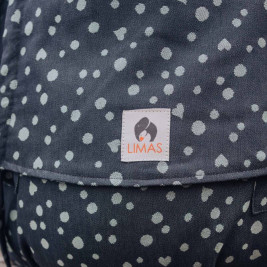 Limas Flex Blue Hope porte bébé physiologique en coton bio
