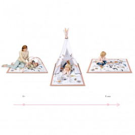 Kinderkraft Tippy tapis d'éveil avec tente tipi