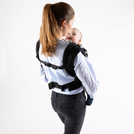 Emeibaby Easy Babysize Gris et Noir - Porte-bébé hybride