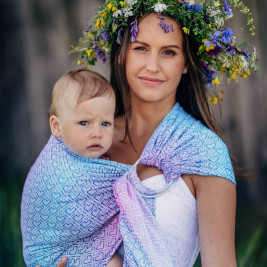 Lennylamb Sling Big Love Wildflowers - baby carrier Sling 1.8