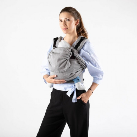 Emeibaby Easy Babysize Gris - Porte-bébé hybride
