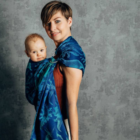 Lennylamb Ring Sling Jacquard Jurassic Park Evolution - Écharpe de Portage Sling