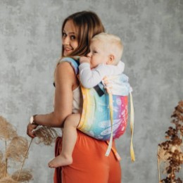 Lennylamb Onbuhimo Toddler DragonFly Rainbow