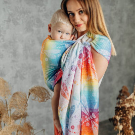 Lennylamb Sling Dragonfly Rainbow - Écharpe de Portage Sling