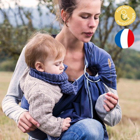 Neobulle Néo Sling Bleu Fregate organic cotton