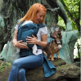 Storchenwiege Wrap Babycarrier Graphite