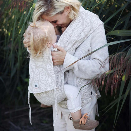 Limas Baby Carrier Valerie Linen porte bébé physiologique en coton bio