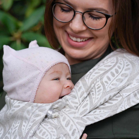 Limas Baby Carrier Valerie Linen porte bébé physiologique en coton bio