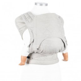 Fidella Flyclick Cubic Lines - pale grey (Size baby) - Halfbuckle