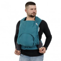 Fidella Fly Tai Chevron Bleu Petrolio Porte-bébé Meï-taï taille bambin
