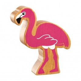 Flamant rose en bois Lanka Kade
