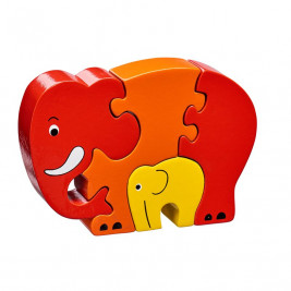 Puzzle elephant and baby wooden Lanka Kade