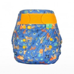 Totsbots Peenut wrap Size 2 Cobalt Big Cats