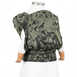 Fidella Fly Tai Wolf Vert Porte-bébé meï-taï taille bébé