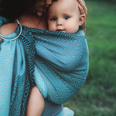 Little Frog Ring Sling - Stormy Cube