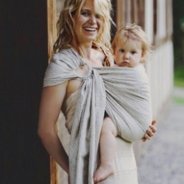 Little Frog Ring Sling - Almond Wildness