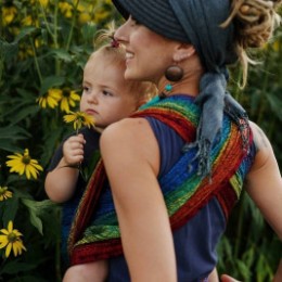 Little Frog Rainbow Harmony Baby wrap