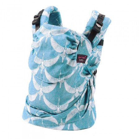 Emeibaby Easy Babysize Crane Aqua - Porte-bébé hybride