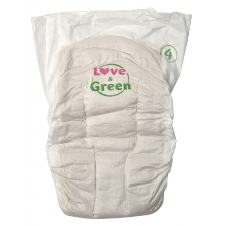 Love and Green, couches hypoallergéniques, Pure Nature, Taille 4 x 38  