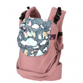 Emeibaby Easy Babysize Berry Unicorn - Porte-bébé hybride