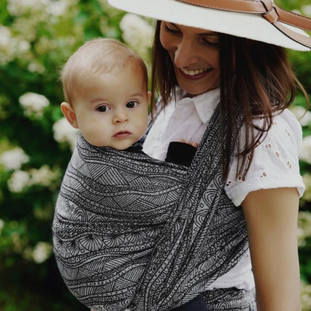 Little Frog Carbon Harmony baby wrap
